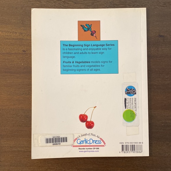 Beginning Sign Language Series Foods and Fruits & Vegetables (Vintage, 1997) - Picture 4 of 8